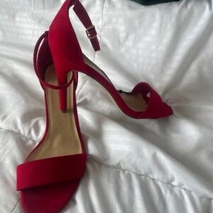 New Look Bold Red Ankle Strap Heels